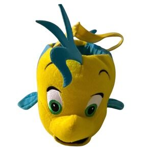 Disney Little Mermaid Flounder Plush Halloween Easter Basket Yellow Blue Fish